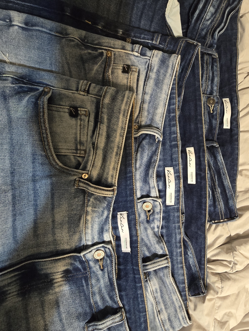 Kancan Women’s Blue Washed Jeans & Shorts